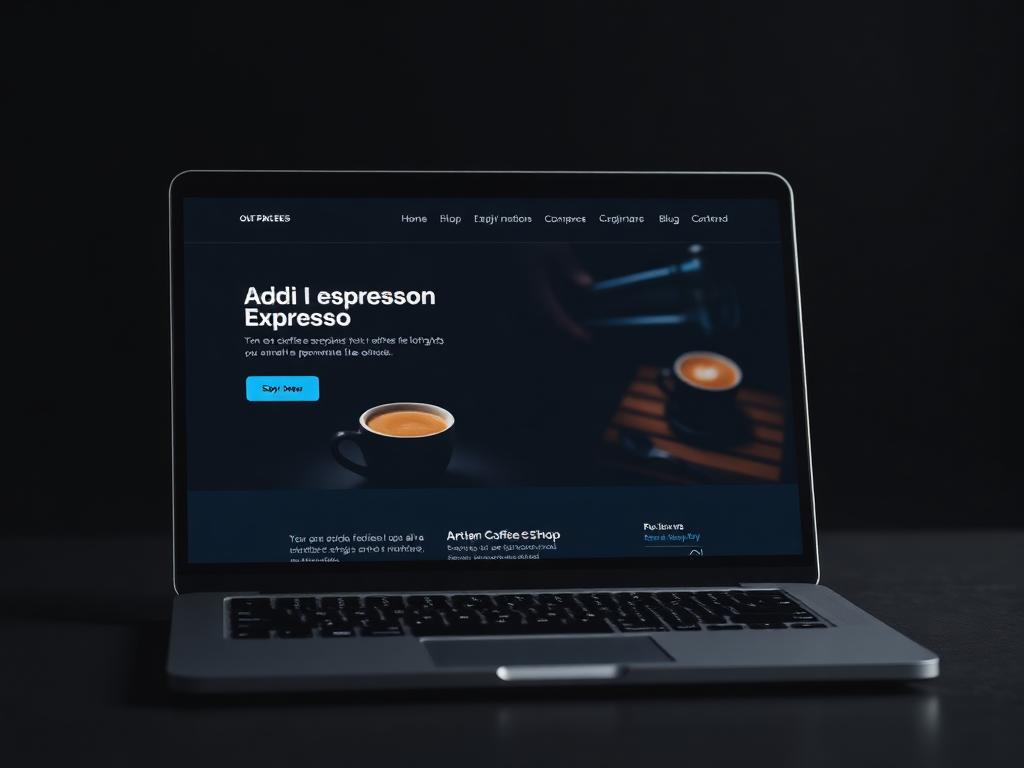 Roast & Co. website design by TetherBlue