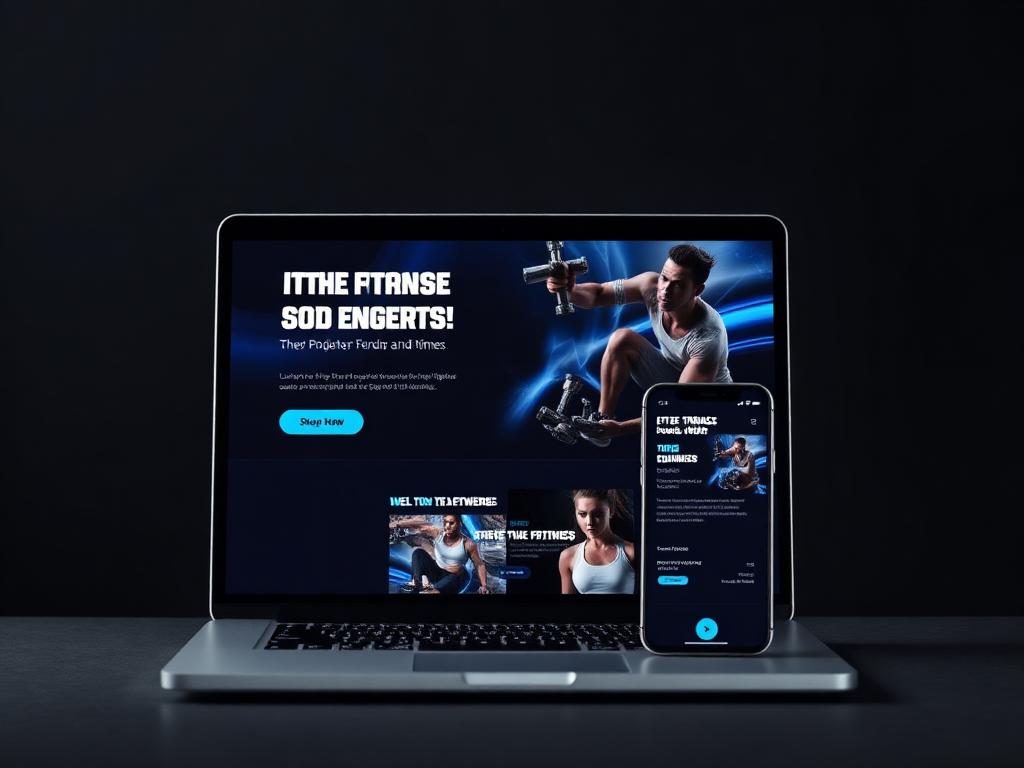 Forge Fitness website design by TetherBlue