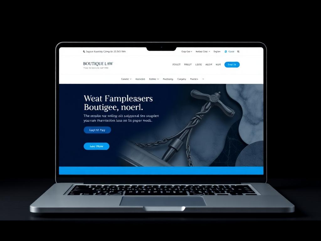 Whitfield Legal website design by TetherBlue